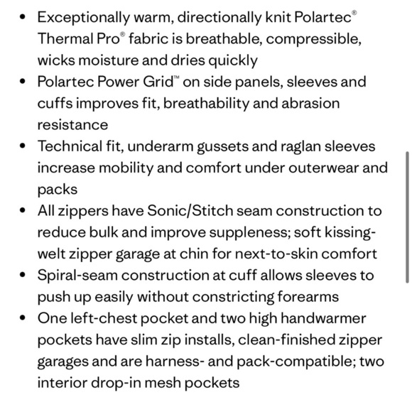 Patagonia Men's sz S Dark Blue R2 Fleece Jacket  Red Accents zip front retool - Picture 7 of 8